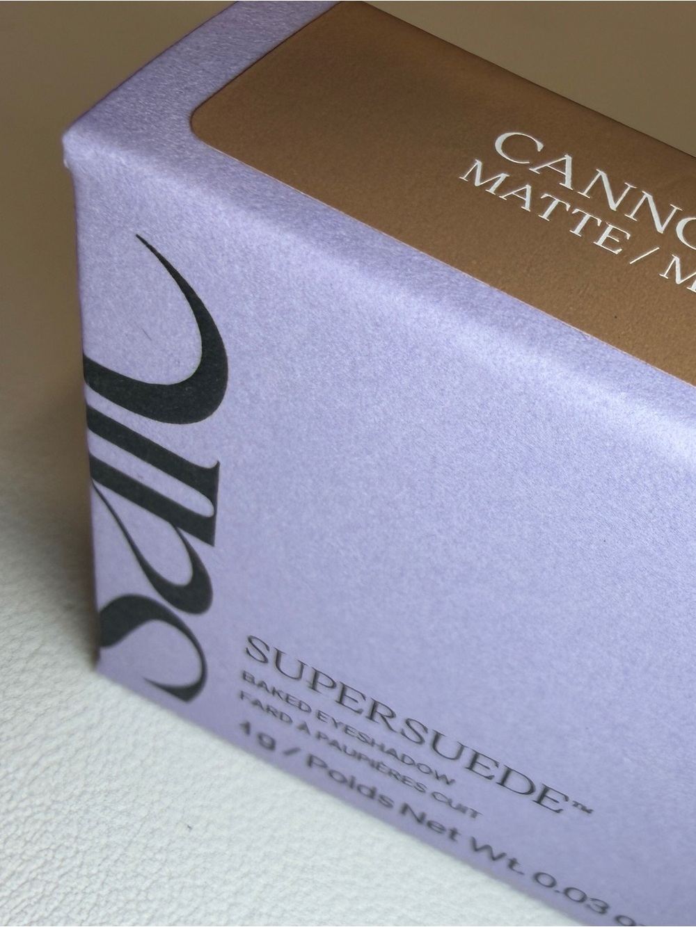 Saie Supersuede Baked Eyeshadow Cannoli Matte/Mat 1g